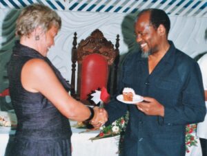 Birgitte og Mozambique's præsident Chissano